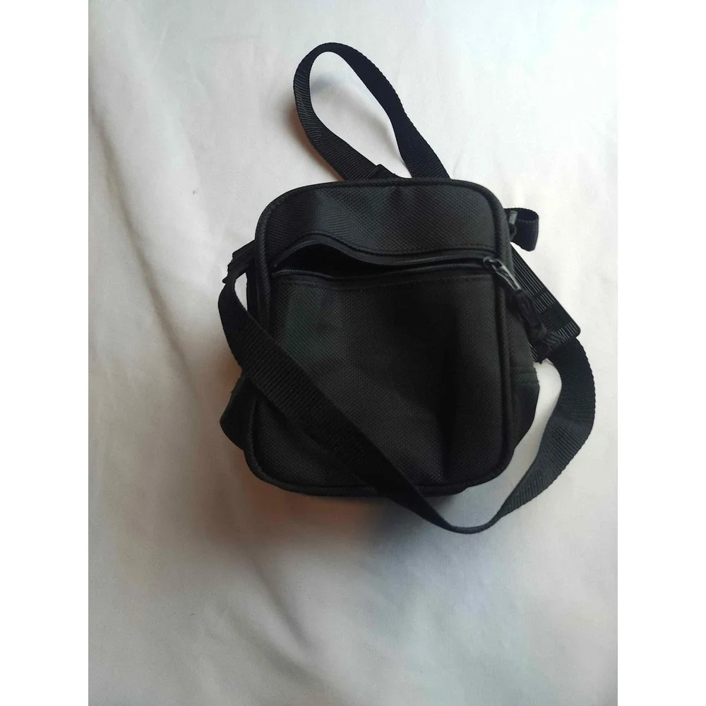 Polaroid Camera Bag Black Nylon Crossbody Case Rainbow Logo Vintage Style